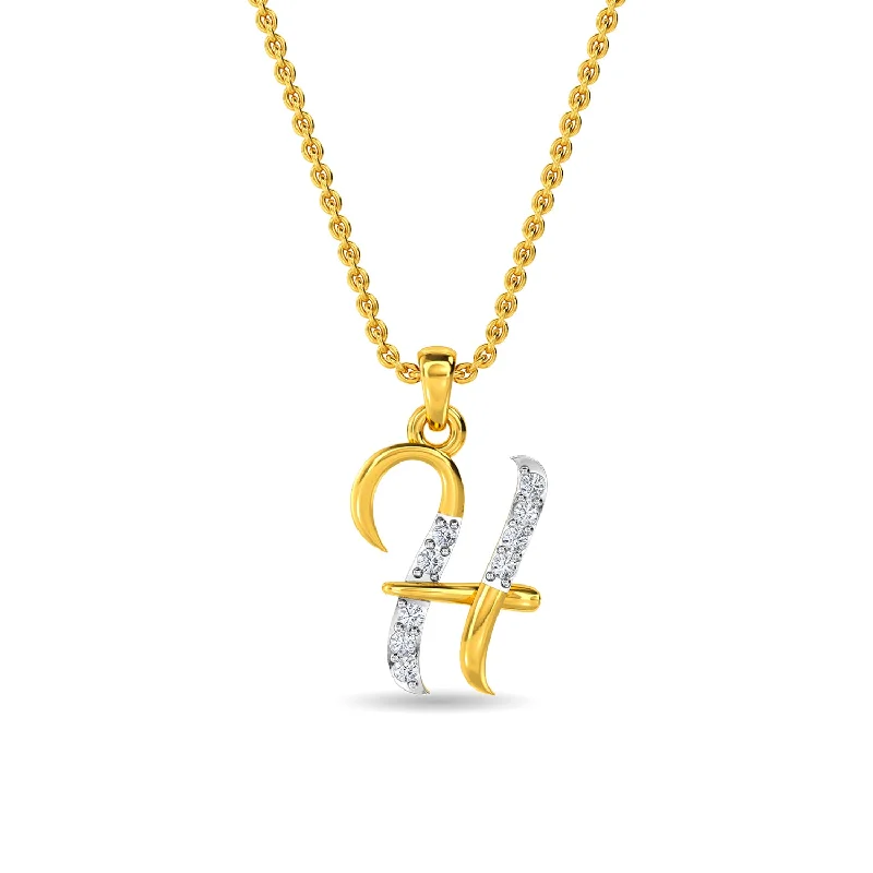 Initial H Pendant