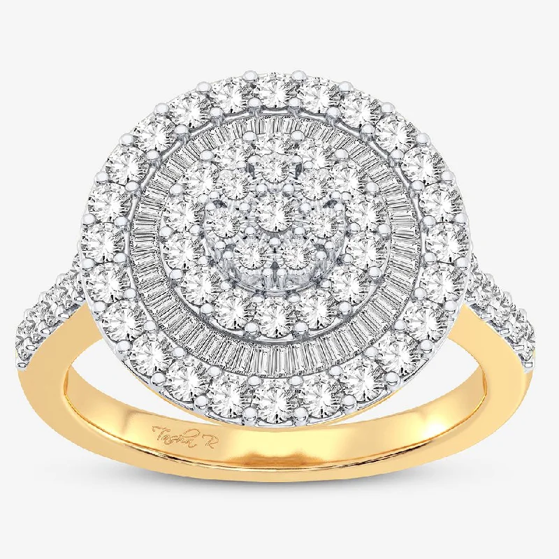 10K 1.00CT DIAMOND RING