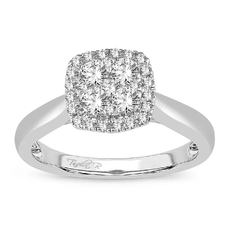 14K  0.48CT  DIAMOND  RING