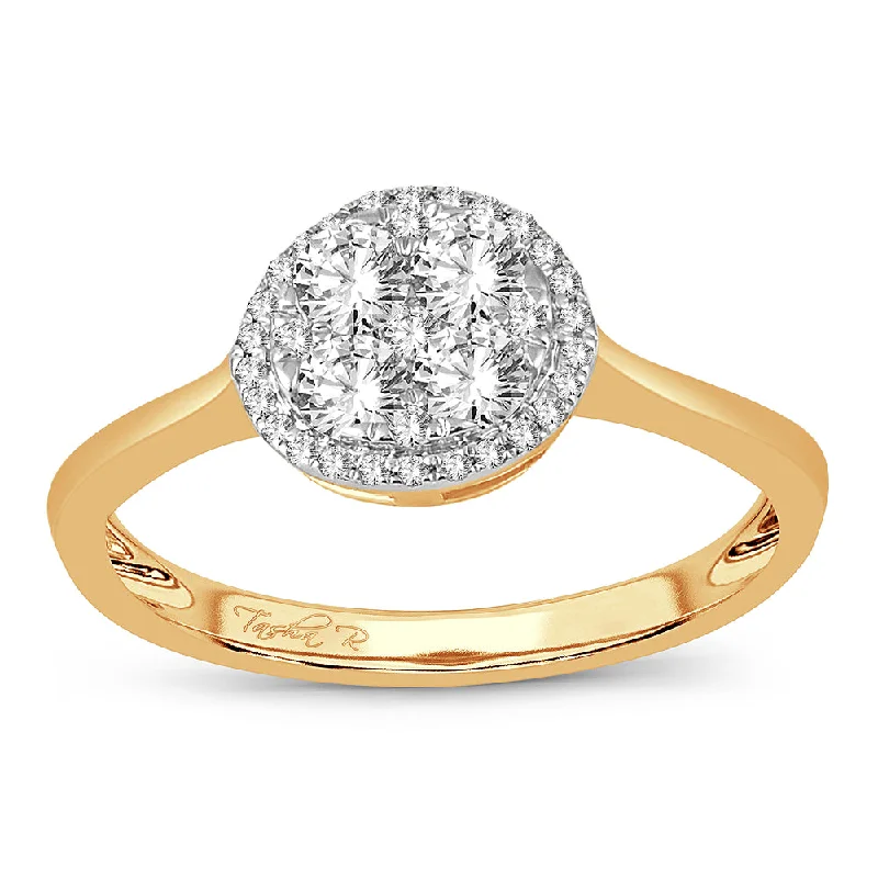 14K  0.48CT  DIAMOND  RING