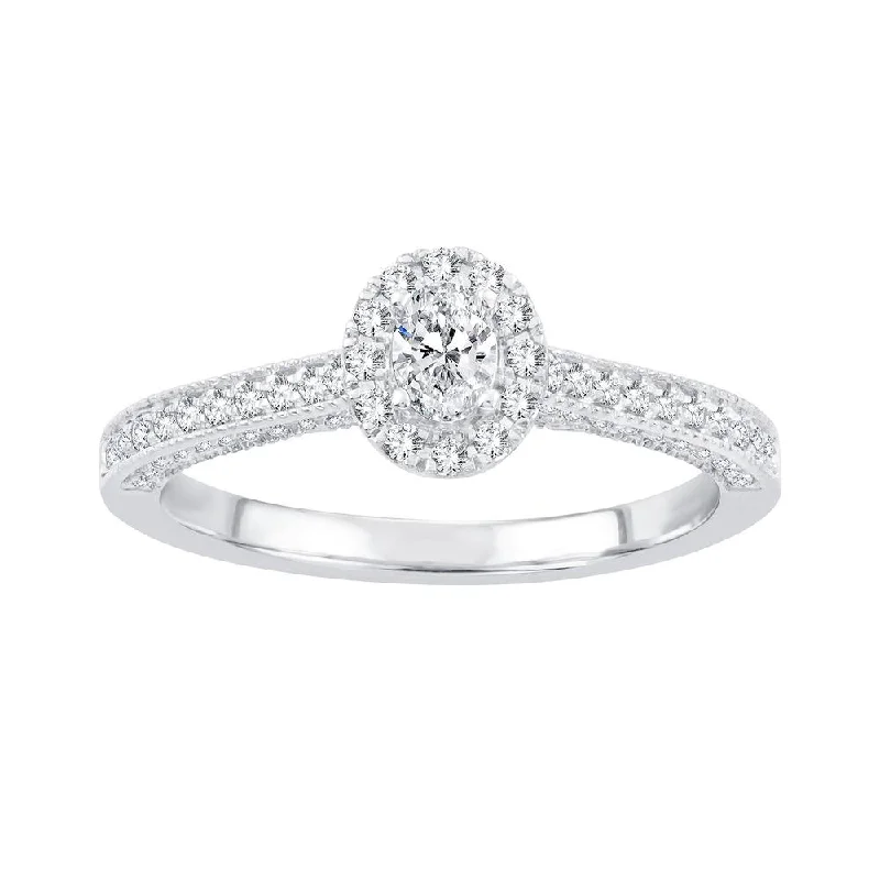 14k 0.50ct Diamond Bridal Ring