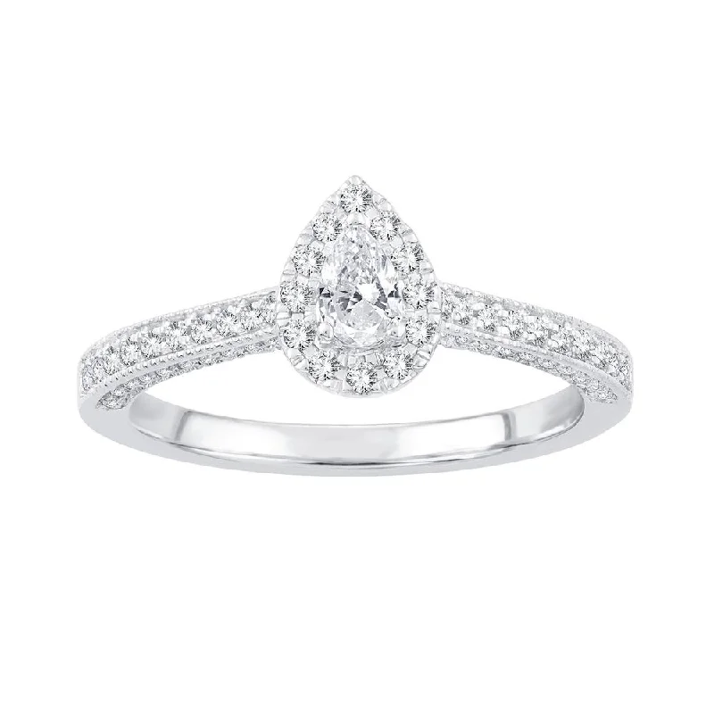 14K 0.50ct Diamond Engagement Ring