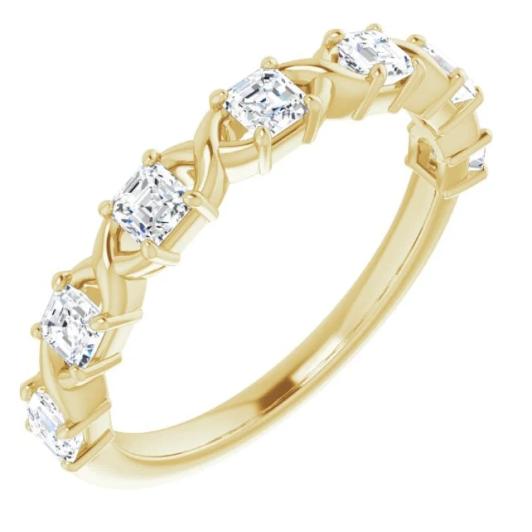 14K Yellow 3/4 CTW Natural Diamond Anniversary Band