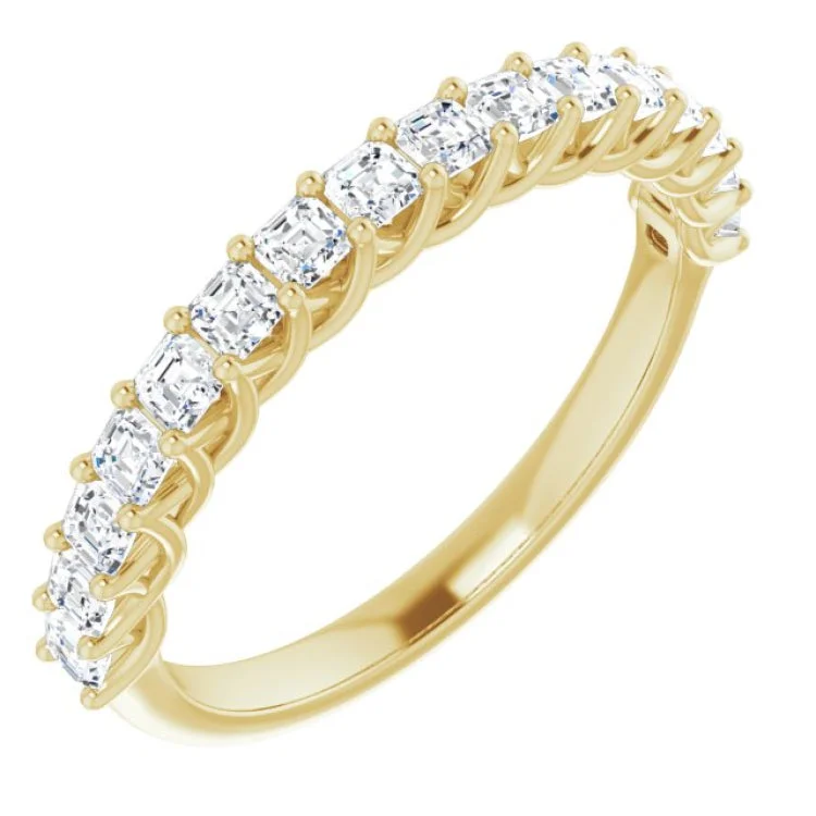 14K Yellow 3/4 CTW Natural Diamond Anniversary Band