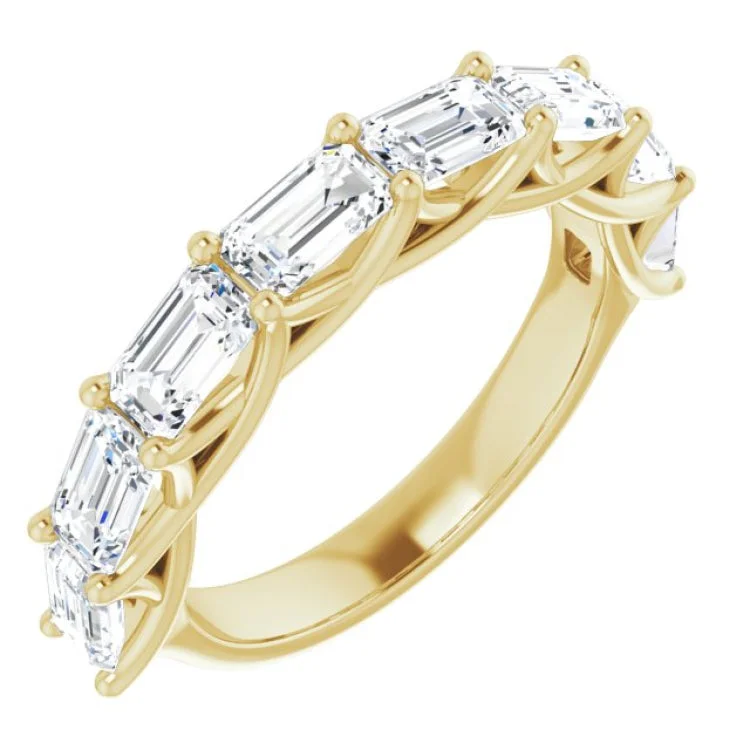 14K Yellow 2 5/8 CTW Natural Diamond Anniversary Band