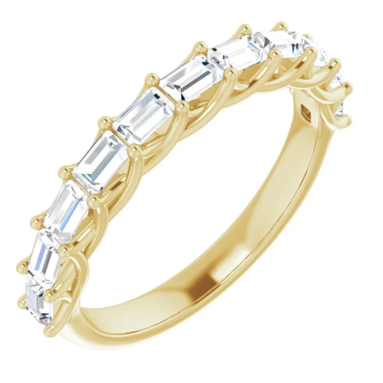 14K Yellow 3/4 CTW Natural Diamond Anniversary Band