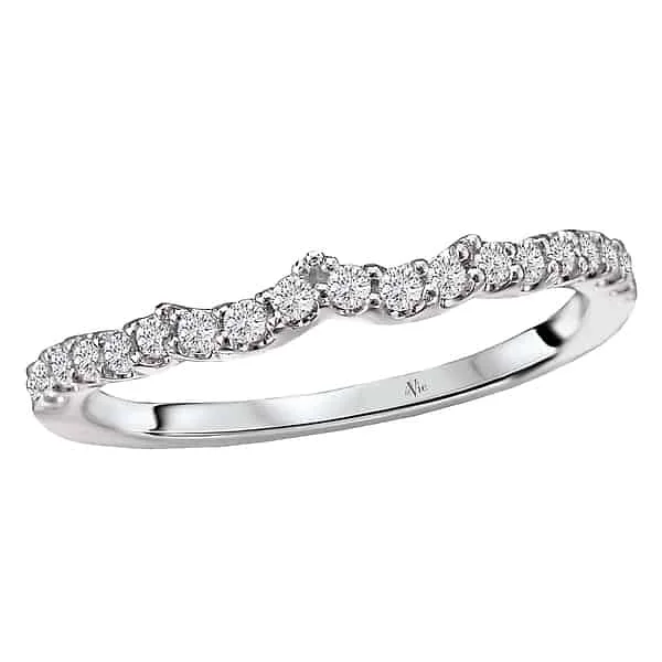 La Vie Double Contour Diamond Band