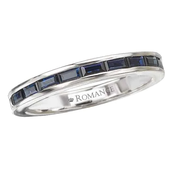 Romance Baguette Sapphire Wedding Band