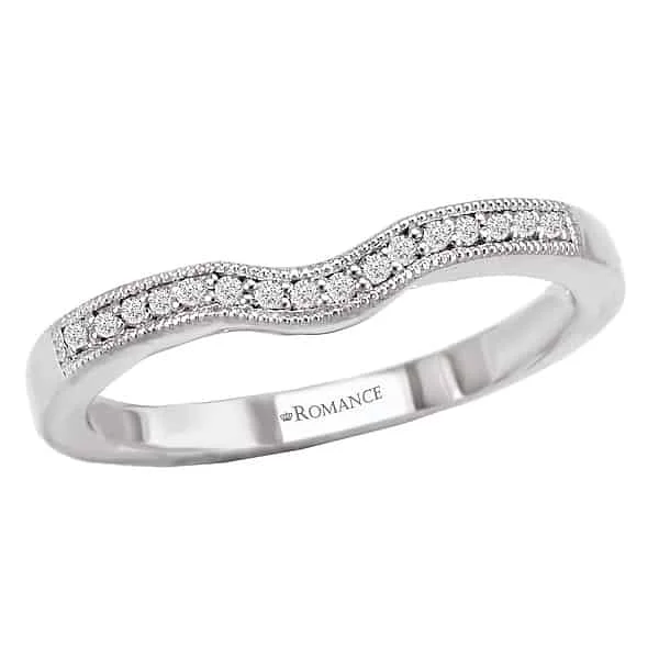 Romance Contour Band with Milgrain