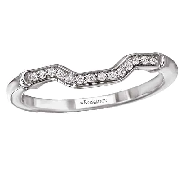 Romance Diamond Accent Contour Band