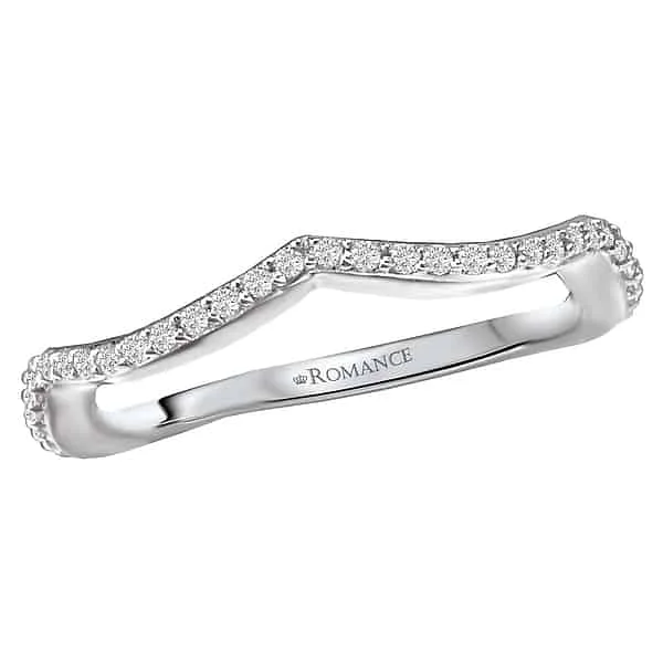 Romance Double Contour Wedding Band