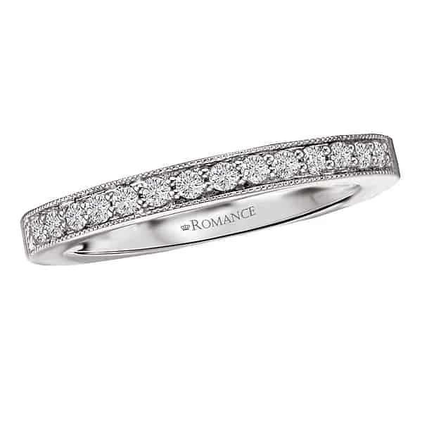 Romance Milgrain Detail Wedding Band