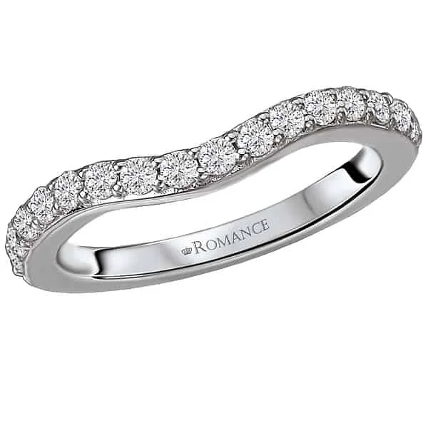 Romance Prong Set Diamond Contour Band