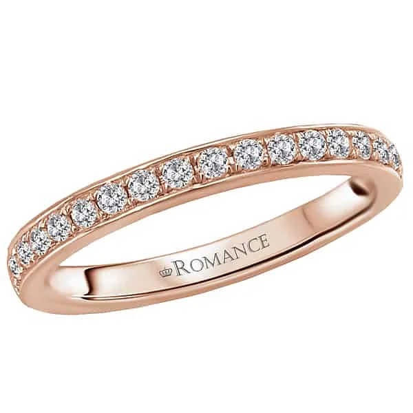 Romance Rose Gold Diamond Wedding Band