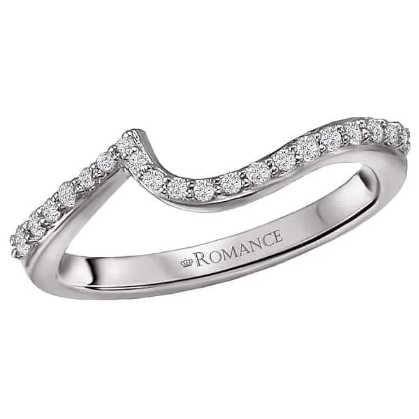 Romance Wave Style Wedding Band