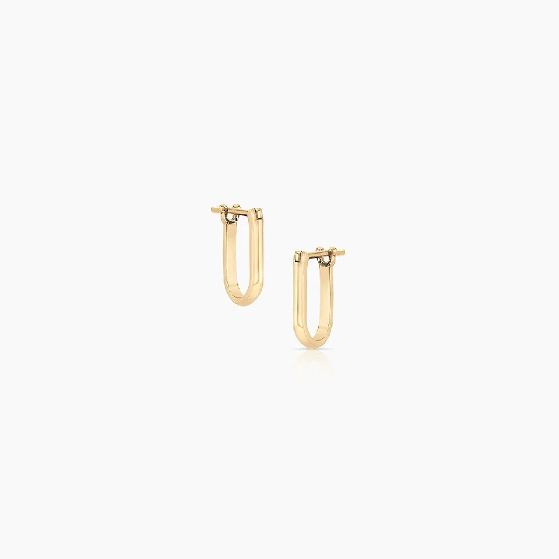 14k Fine Eden Hoop Earrings