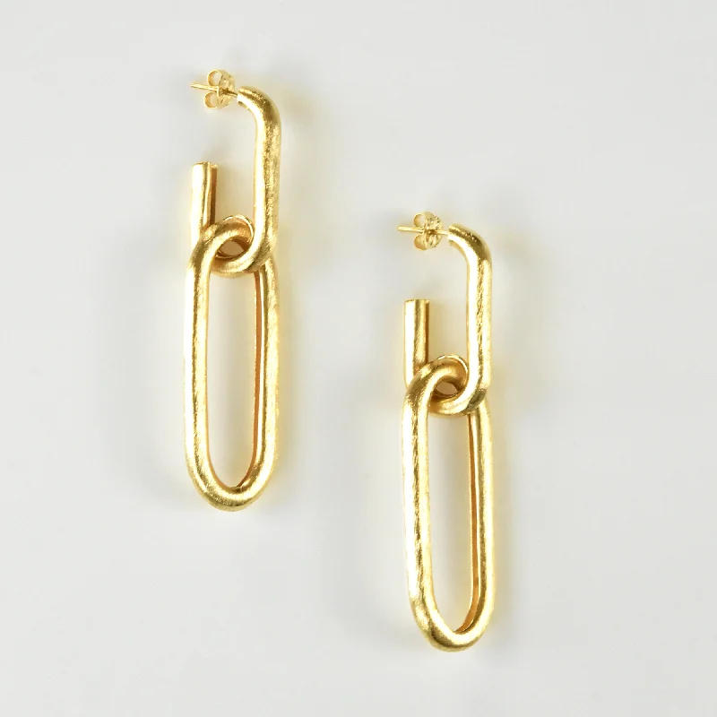 Chain Link Drop Earrings