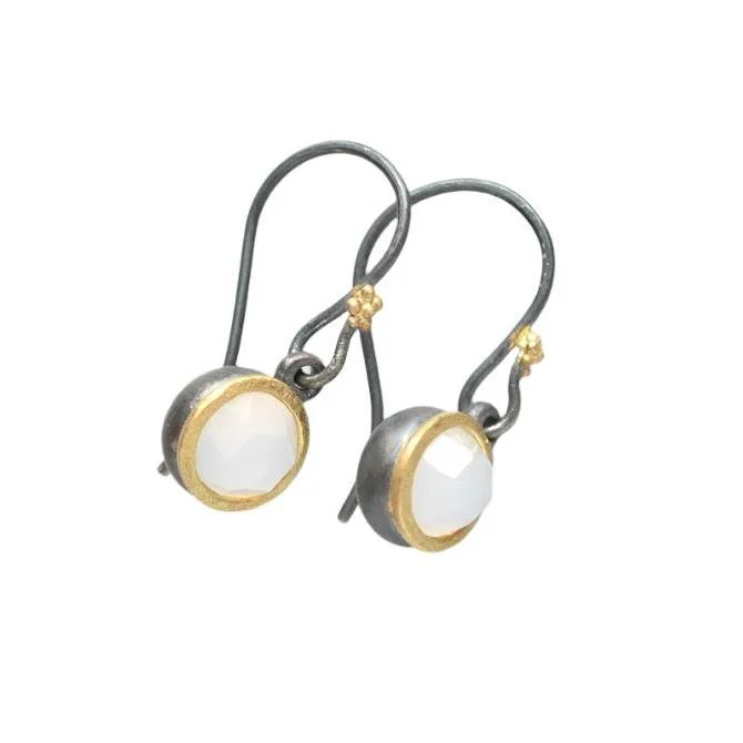 Chalcedony Kettle Earrings