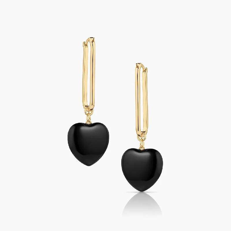 Gemma Onyx Earrings