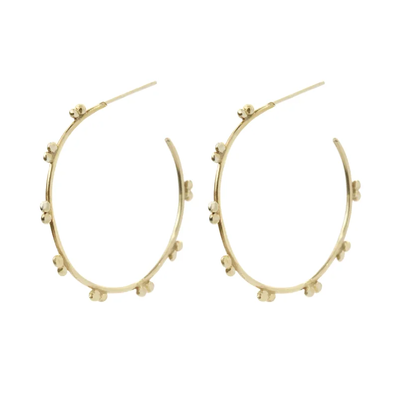 Gold Marais Hoop Earrings