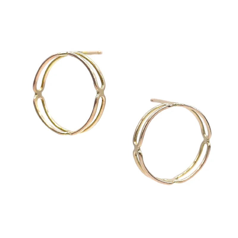 Gold Mini Link Hoops