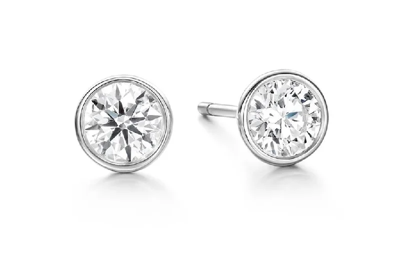 Hearts on Fire Classic Bezel Studs