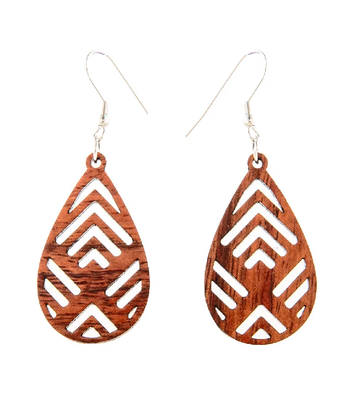 Koa Earrings "Drop Tattoo"