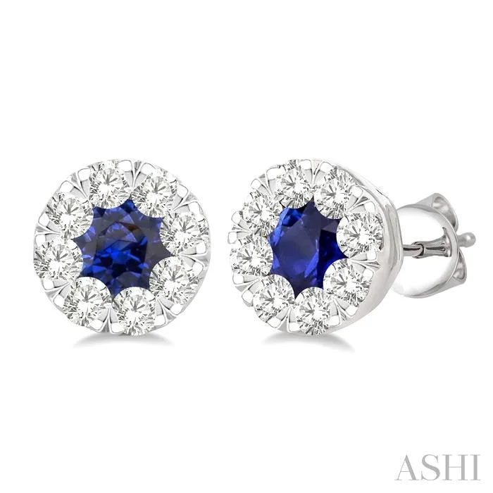 LOVEBRIGHT GEMSTONE & DIAMOND EARRINGS