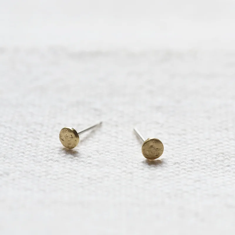 River Pebble Studs (Brass)