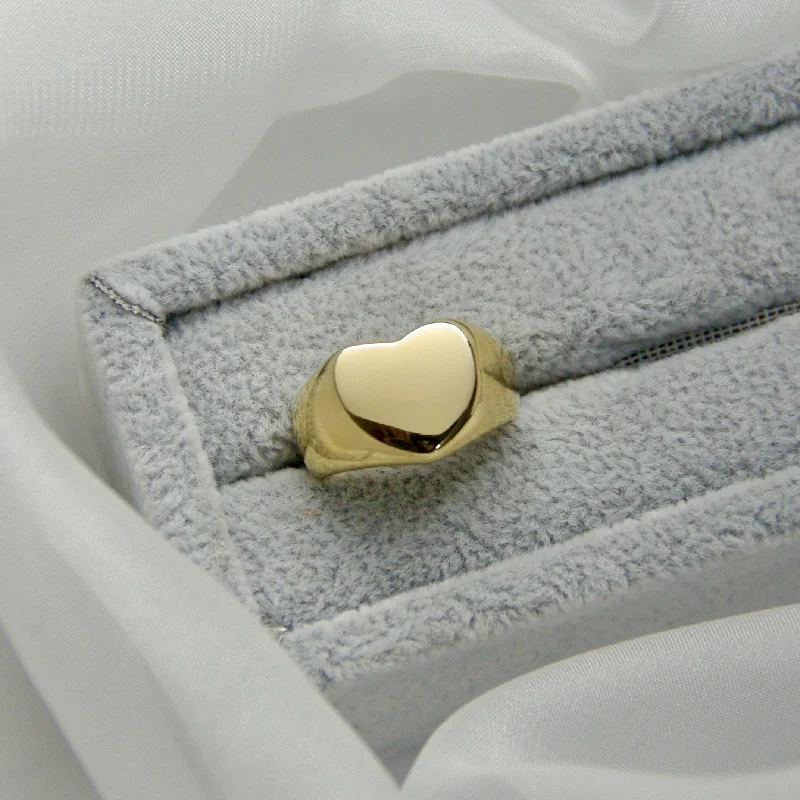 Heart Signet Ring