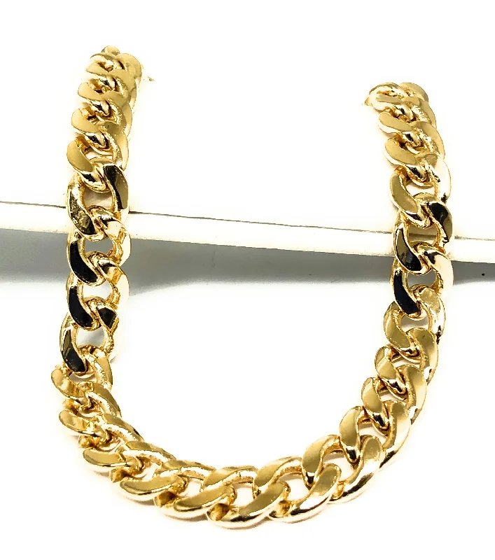 10k Solid Gold Yellow Miami Cuban Link Brracelet 8 inch 6-7mm Width