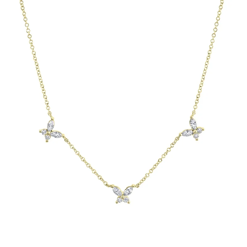 Diamond Butterfly Necklace