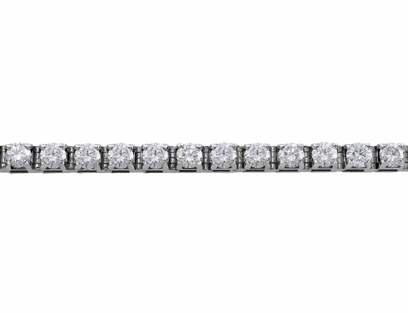 Rivière 14kt White Gold 4.63ctw Diamond Tennis Bracelet