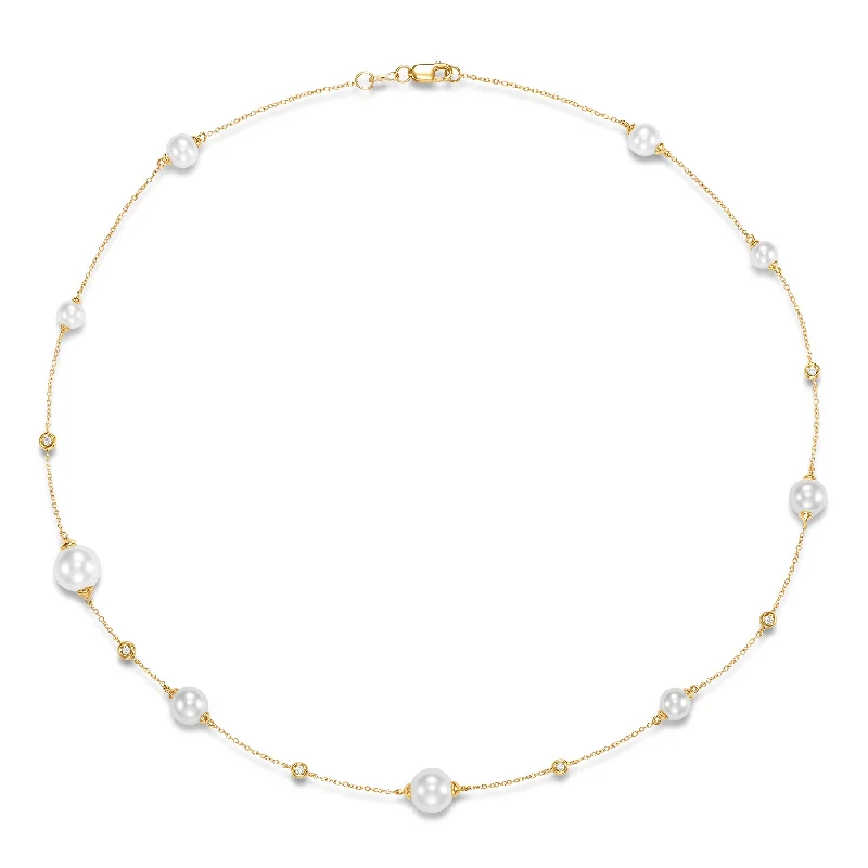 Cultured Pearl Aida Necklace