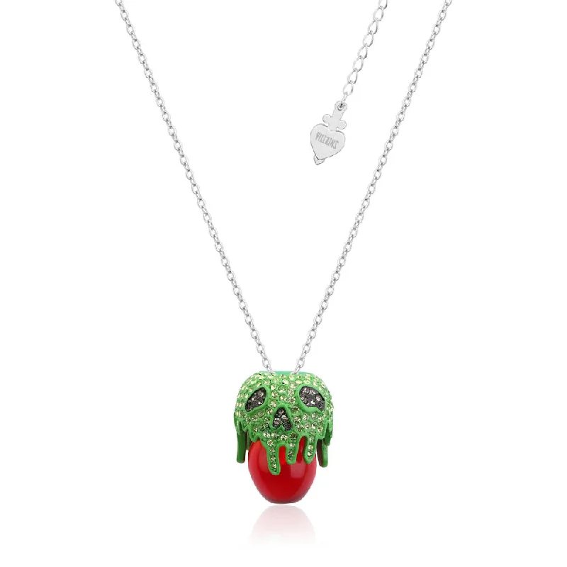 Disney Stainless Steel Evil Queen Poison Apple Pendant On 45+7cm Chain