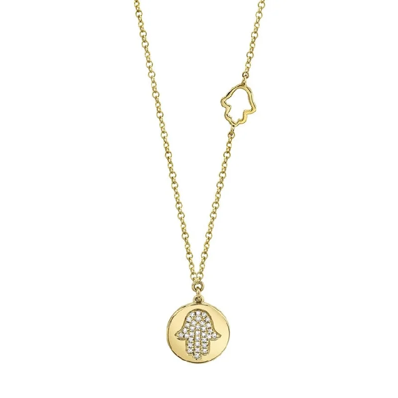 Double Hamsa Medallion