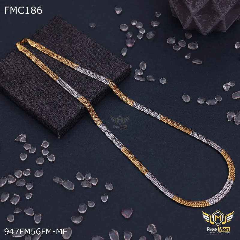 Freemen Best Double Tone Nice Chain for Men - FMC186-1