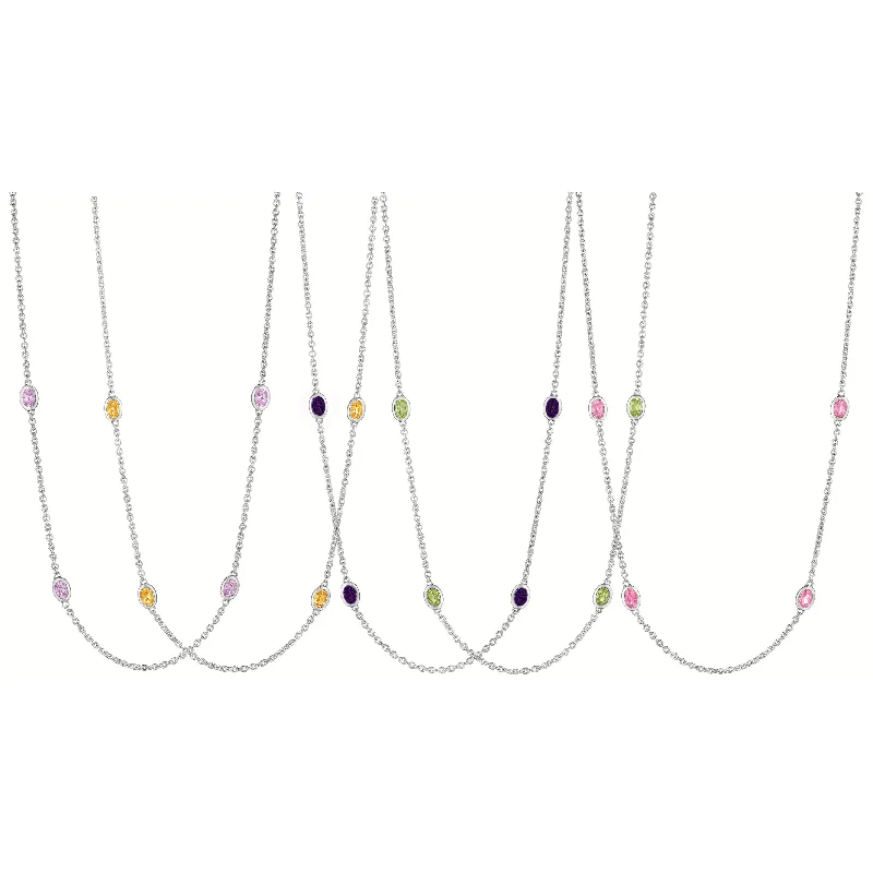 Gemstone Sparkler Necklace