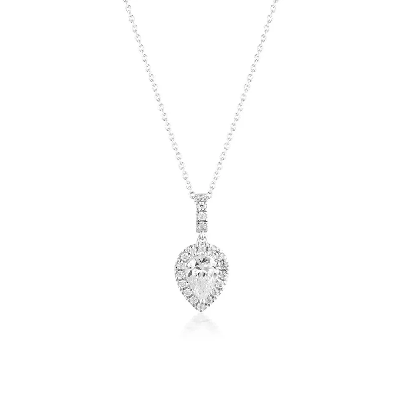 Georgini Luxe Sterling Silver Zirconia Splendore Pendant On Chain