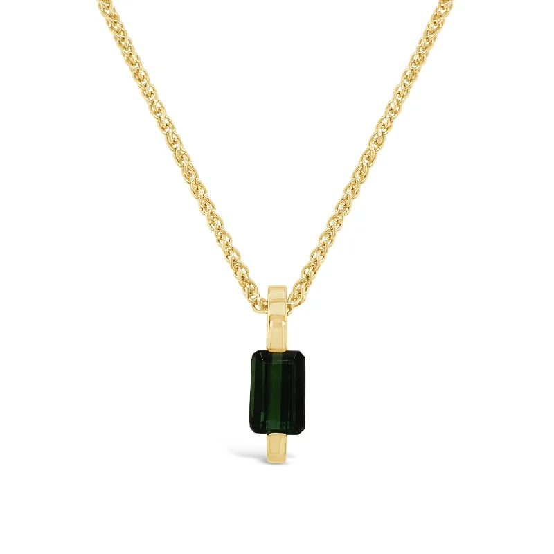 Green Tourmaline Pendant