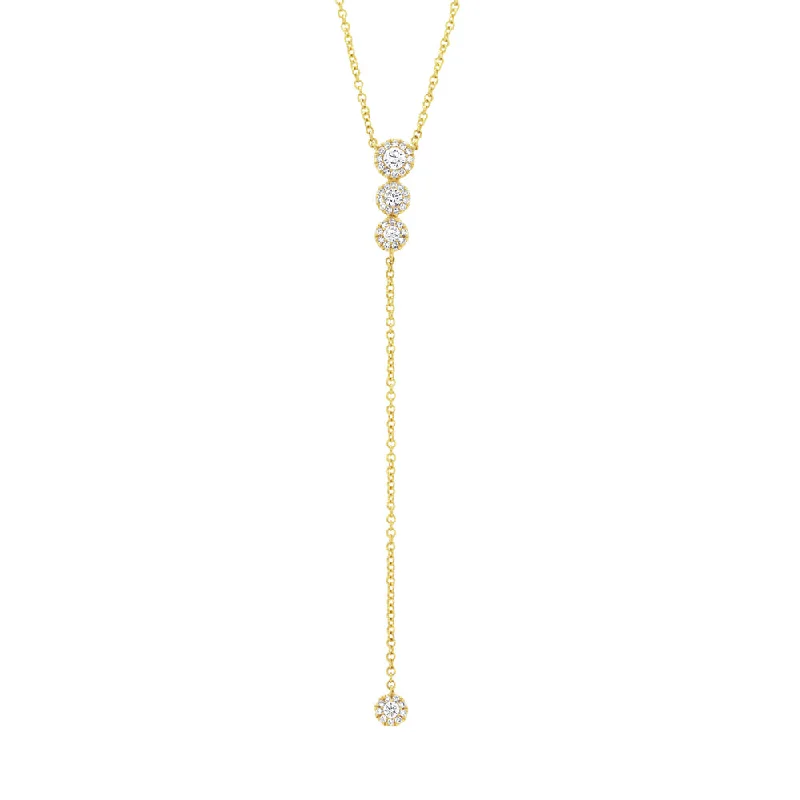 Pavé Lariat Necklace