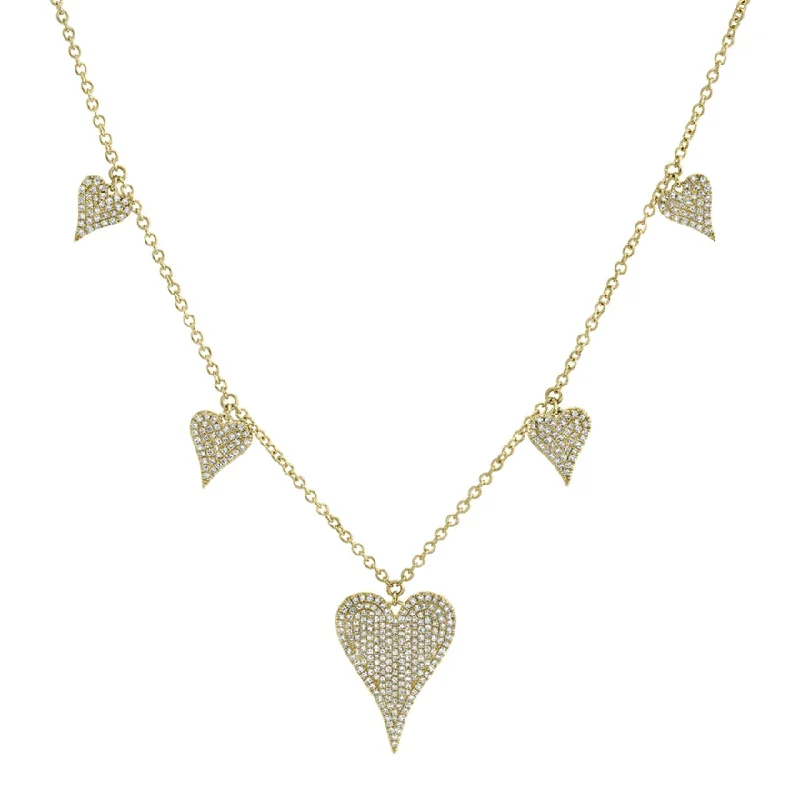 Pavé Heart Necklace