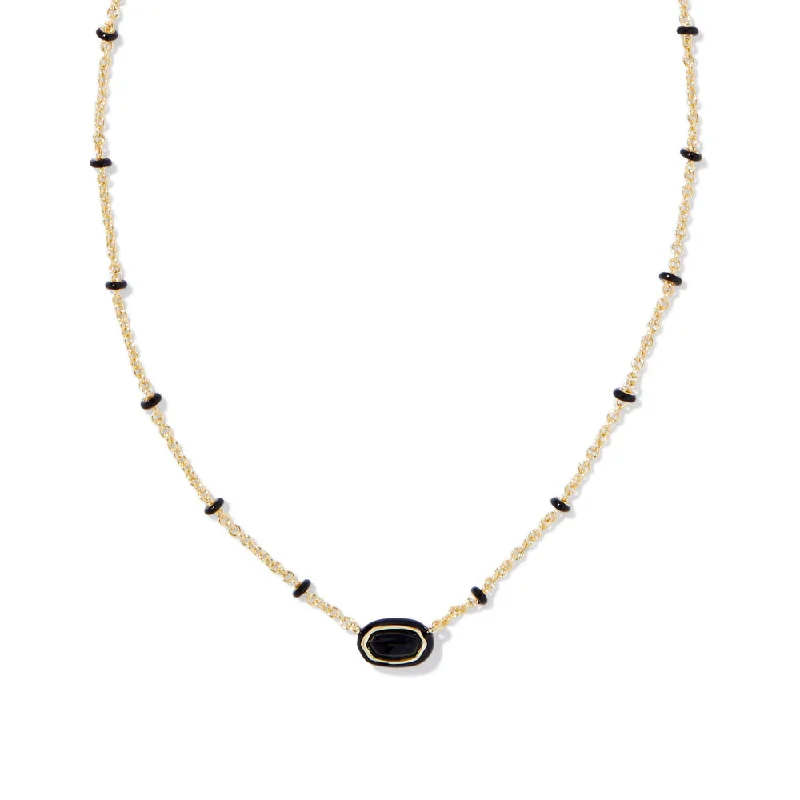 Gold Black Agate