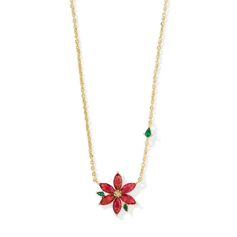 Kendra Scott Poinsettia Short Pendant Necklace