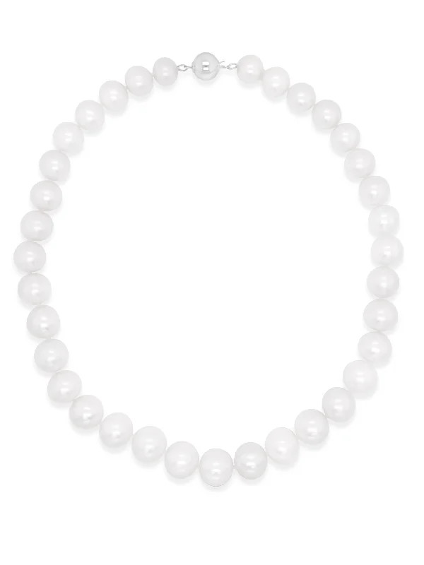 Large Graduated Freshwater Cultured Pearl Necklace