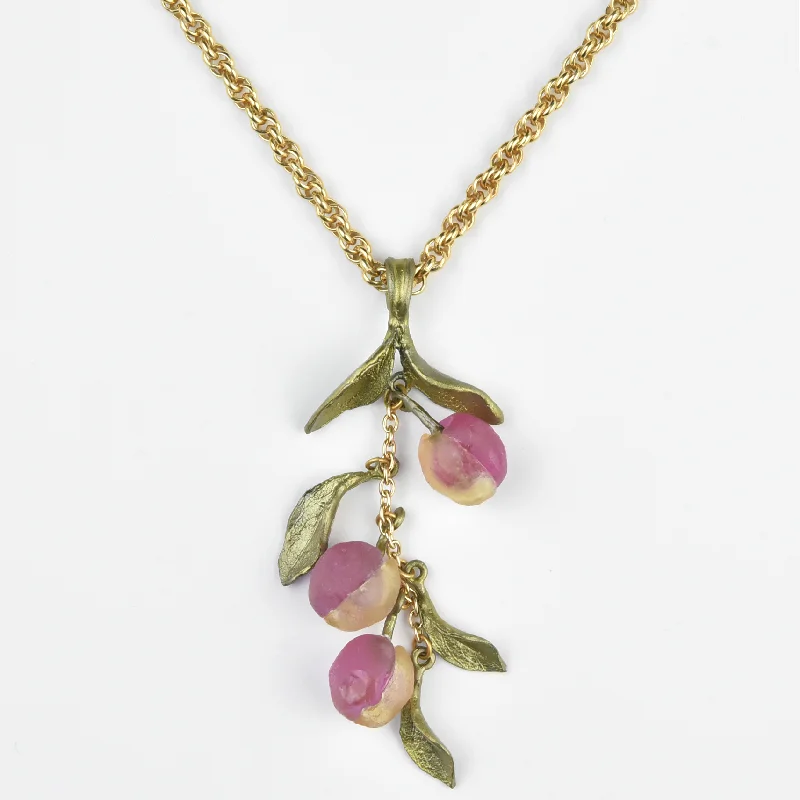 Peach Tree Necklace