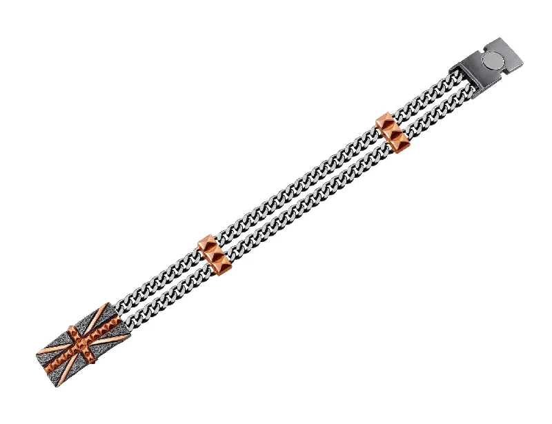 Stephen Webster "Union Jack" Studded Chain Bracelet